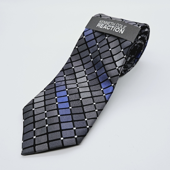 KENNETH COLE REACTION | geometric print neck tie - Picture 2 of 5
